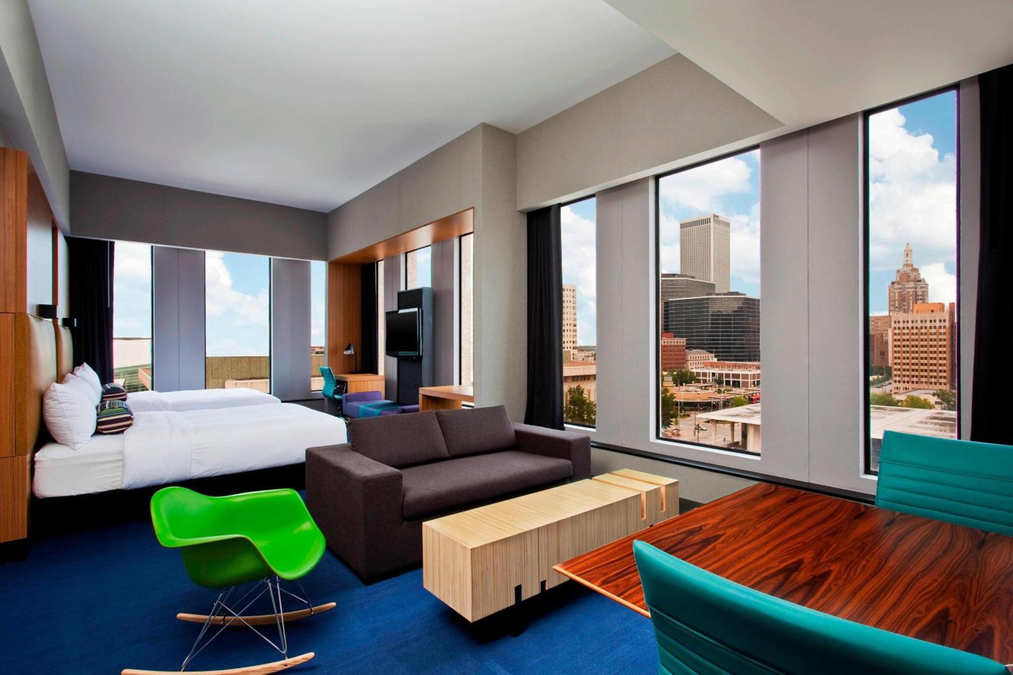 Aloft Tulsa Downtown Hotel Bagian luar foto